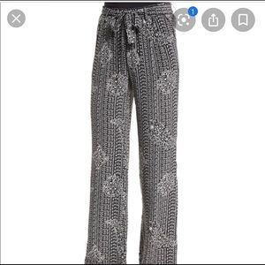 Joie black and white pants size M